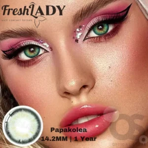 Freshlady Papakolea white Color Contact Lens, Disposable cosmetic eye lens